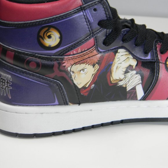 Yuji Itadori Anime Shoes Jujutsu Kaisen Boot Sneakers - Picture 4 of 9